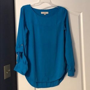 Loft Blue Blouse